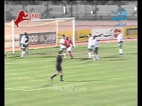 الأسبوع الخامس هدف الاهلي الثاني في المصري أحرزه عماد النحاس