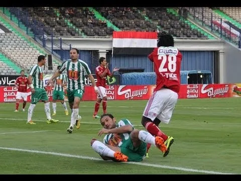 ملخص مباراة الاهلي والانتاج الحربي 2014 الدور الثاني 