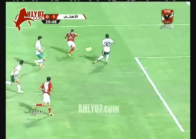 هدف الزمالك الاول والتعادل في ناشئي الاهلي 