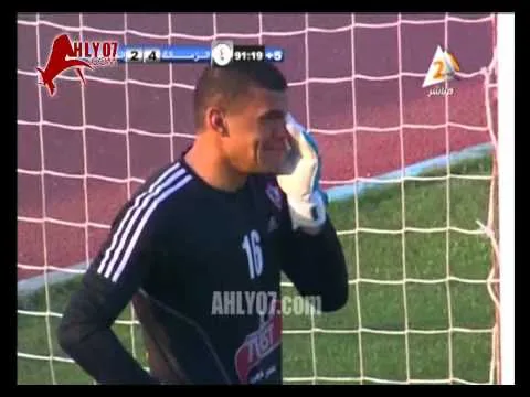 بكاء عبد الواحد السيد في مباراة الشرطة