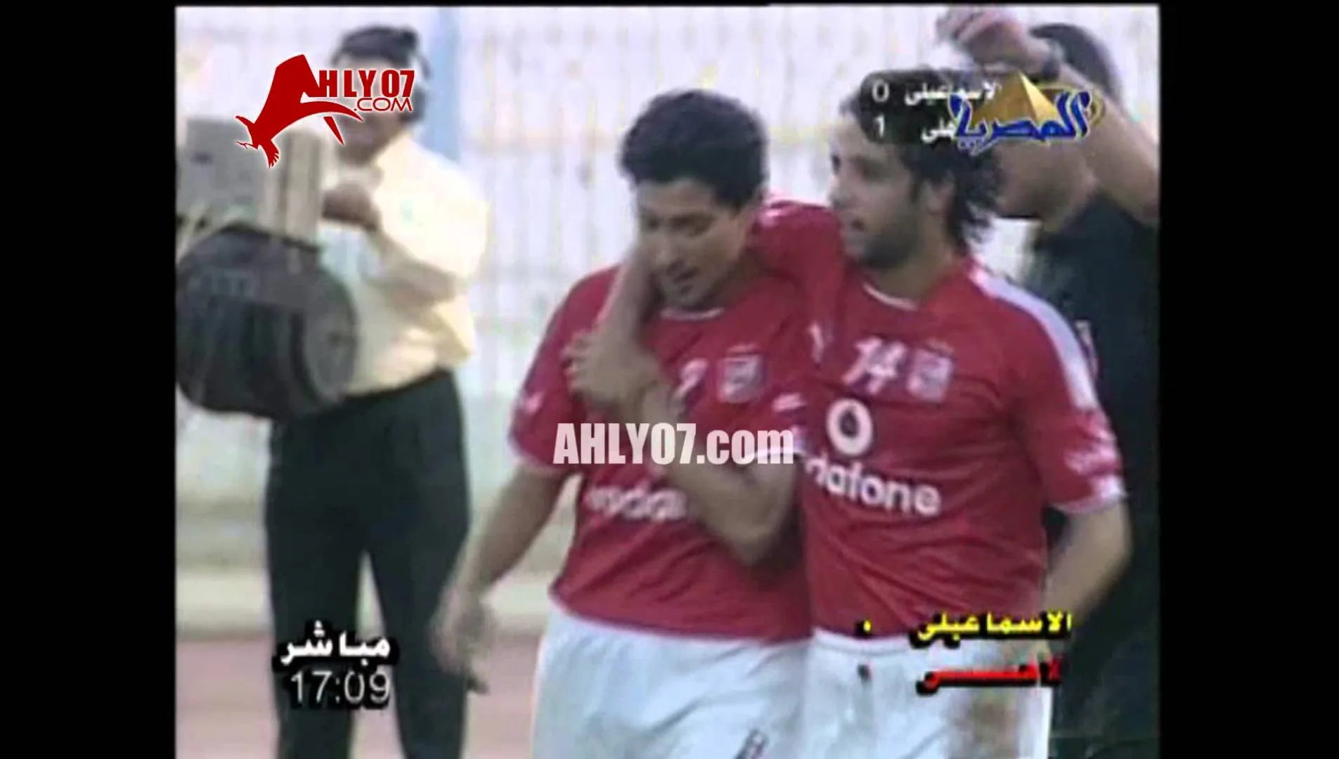 الأسبوع 25 هدف الأهلي الأول في الاسماعيلي مقابل 0 في 15 ابريل 2005 أحرزه محمد بركات