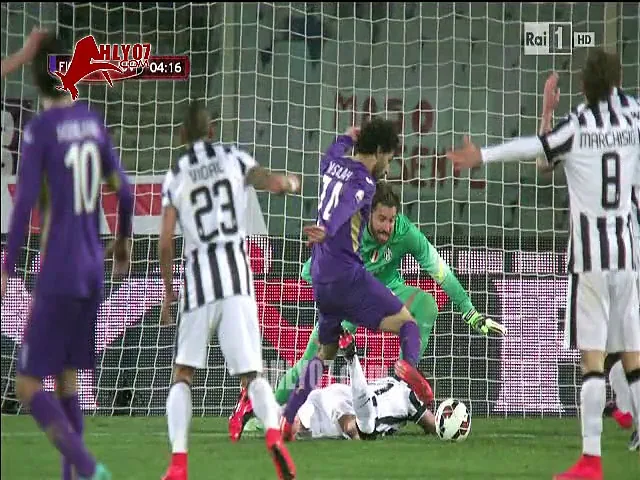 ملخص لمسات محمد صلاح امام يوفنتوس في 8 ابريل 2015