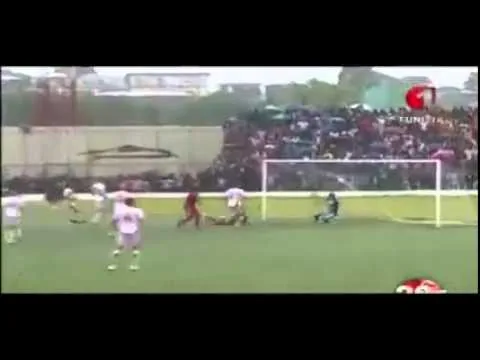 هدف فرانسيس لاعب الاهلي السابق في شباك منتخب تونس بتصفيات افريقيا