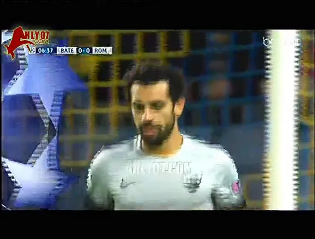 شاهد ملخص لمسات ومهارات محمد صلاح روما امام باتي في دوري ابطال اوروبا 29 سبتمبر 2015