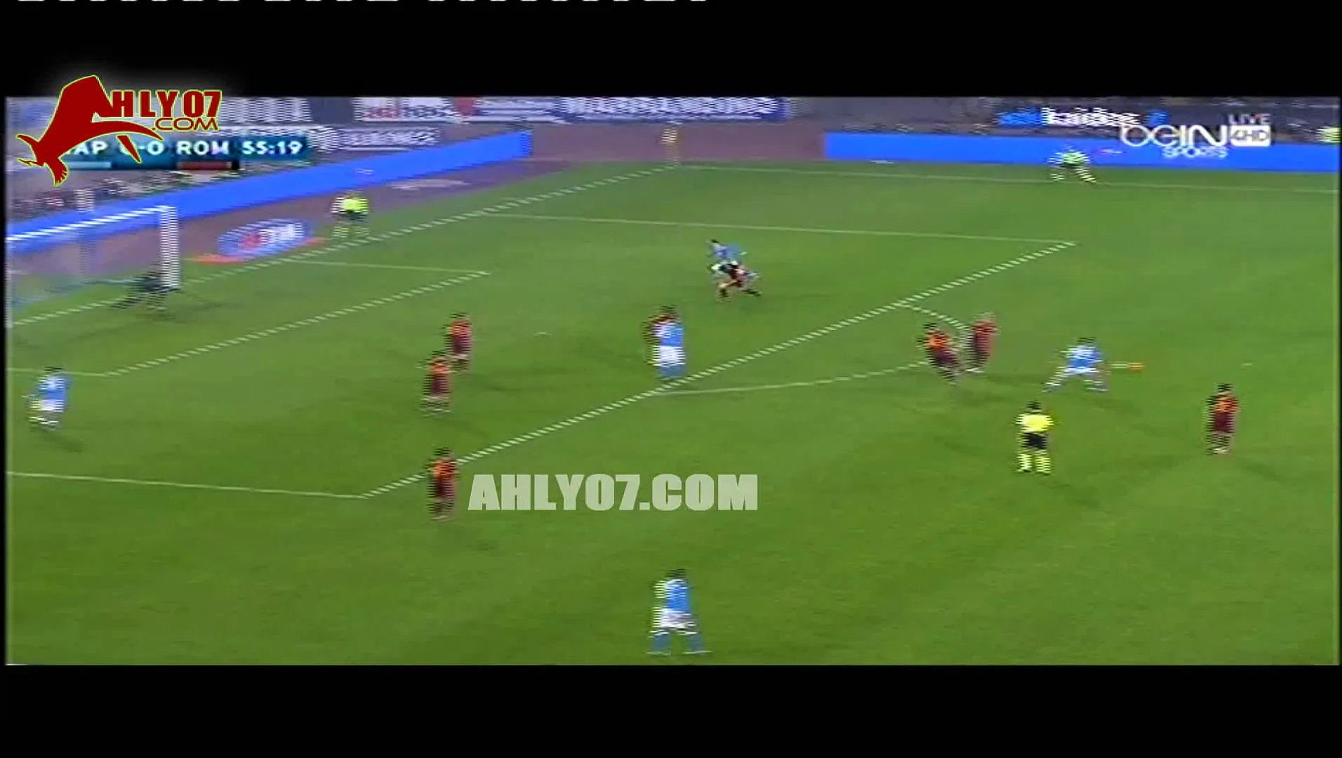 كوبري رائع من صلاح للاعب نابولي