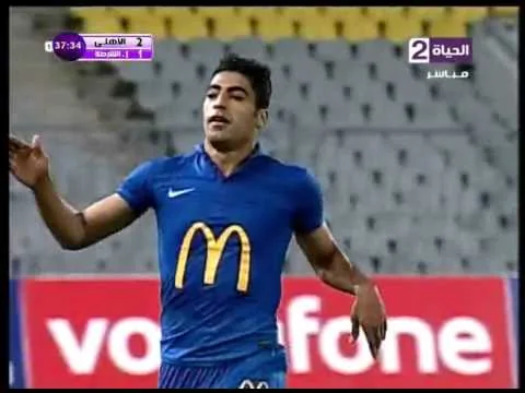 هدف تعادل اتحاد الشرطة 2 الاهلي 2 الدوري 7 يناير 2016