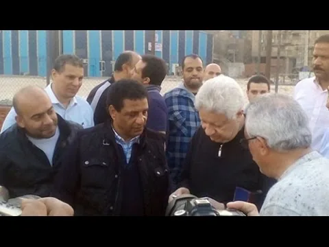 شاهد لحظات الصلح بين مرتضى منصور وفاروق جعفر واول تصريح عاطفي بينهم