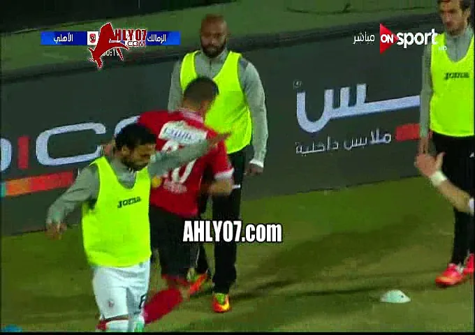 شاهد قفا سعد سمير لباسم مرسي من جميع الزوايا وهل مقصودة ويستحق الانذار