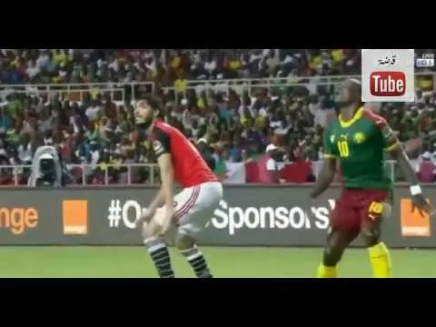 هدف الكاميرون الثاني في منتخب مصر مقابل 1 نهائي افريقيا 2017