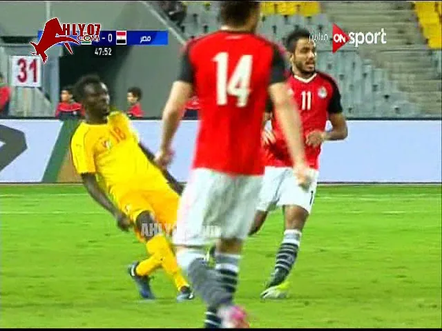 شاهد هدف منتخب مصر الأول في توجو وديا 28 مارس 2017